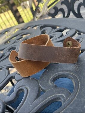 2 Brown Leather Wrap Bracelet - Casual Everyday Style